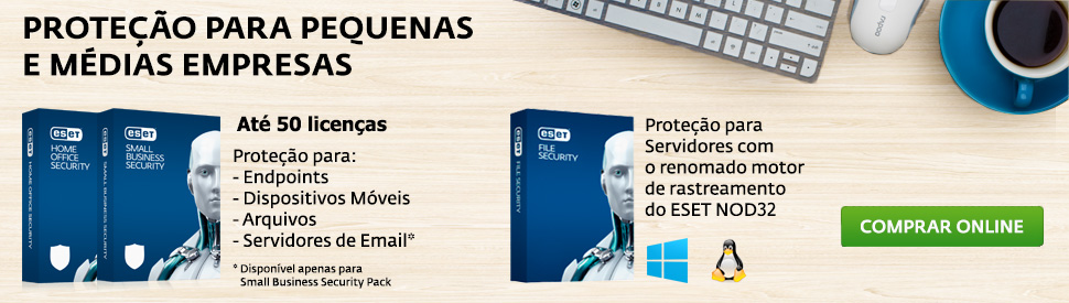 Novos produtos Business: Home Office, Small Business e File Security